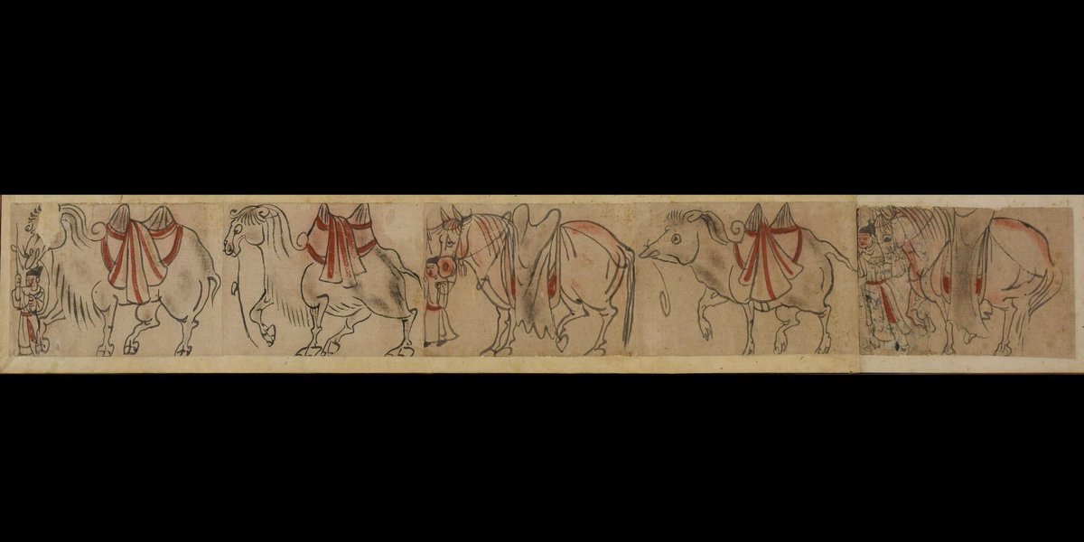 NMnewdelhi's tweet photo. Caravan Scene I Paper I Dunhuang I 10 Century CE I Central Asian Antiquities I Aurel Stein Collection
#ObjectOfTheDAy
#NMCollection https://t.co/zKHgCE0B4F