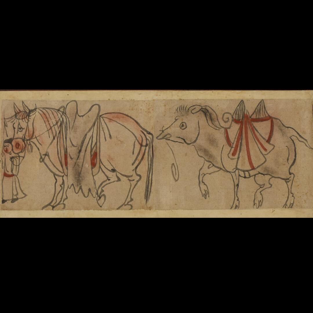 NMnewdelhi's tweet photo. Caravan Scene I Paper I Dunhuang I 10 Century CE I Central Asian Antiquities I Aurel Stein Collection
#ObjectOfTheDAy
#NMCollection https://t.co/zKHgCE0B4F