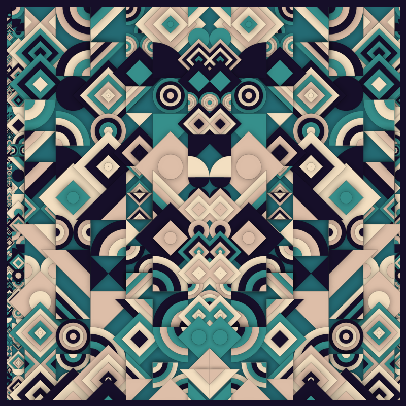 Bloom of Shapes GenArt tweet media