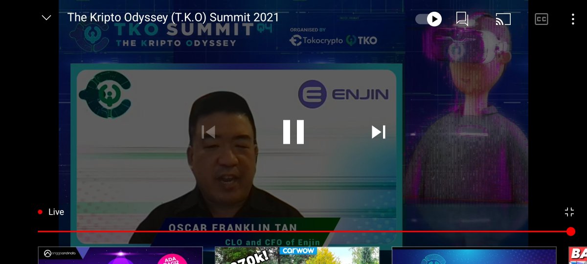 realAdhika's tweet photo. My attendance in #TKOSummit2021 😍

You can join this event too guys 
@Ida_nurmayasari , @abelputra38 , @sarjani8504

@Tokocrypto
@tkobytokocrypto 
Check this out 💫 https://t.co/jfRbe9eyfh