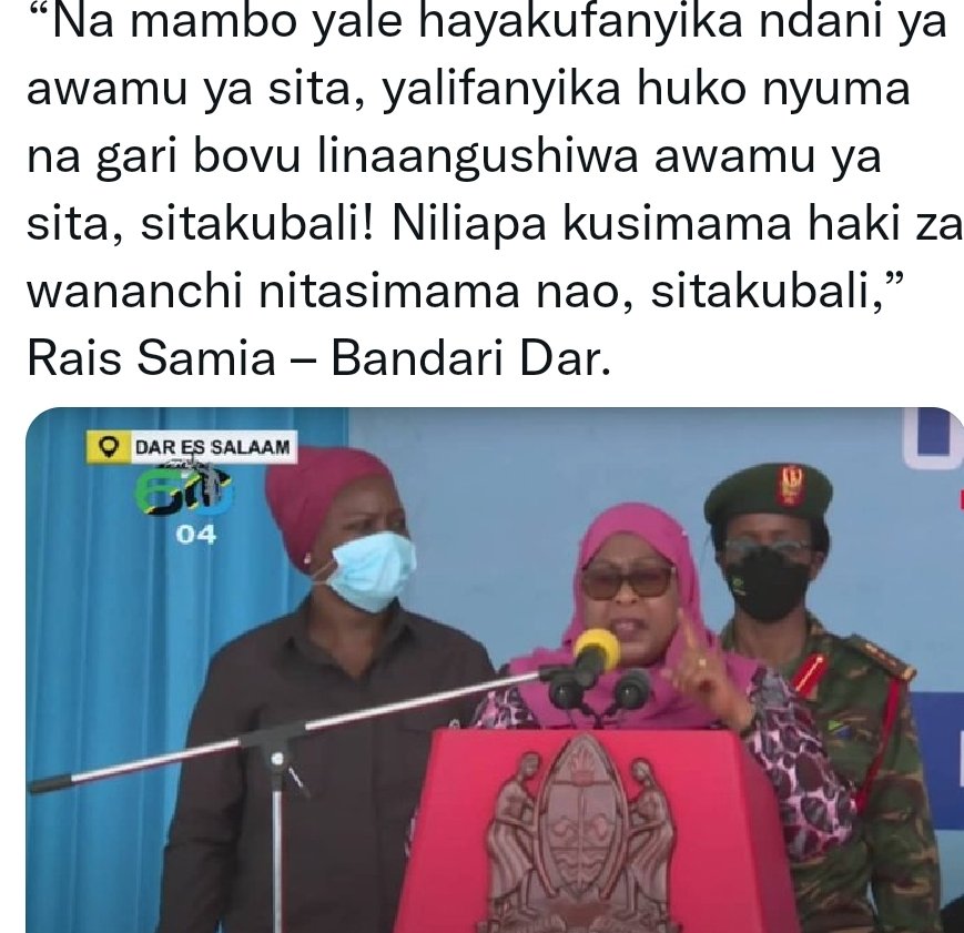 Piga kazi Mama <a href="/SuluhuSamia/">Samia Suluhu</a> #KaziIendelee 😊