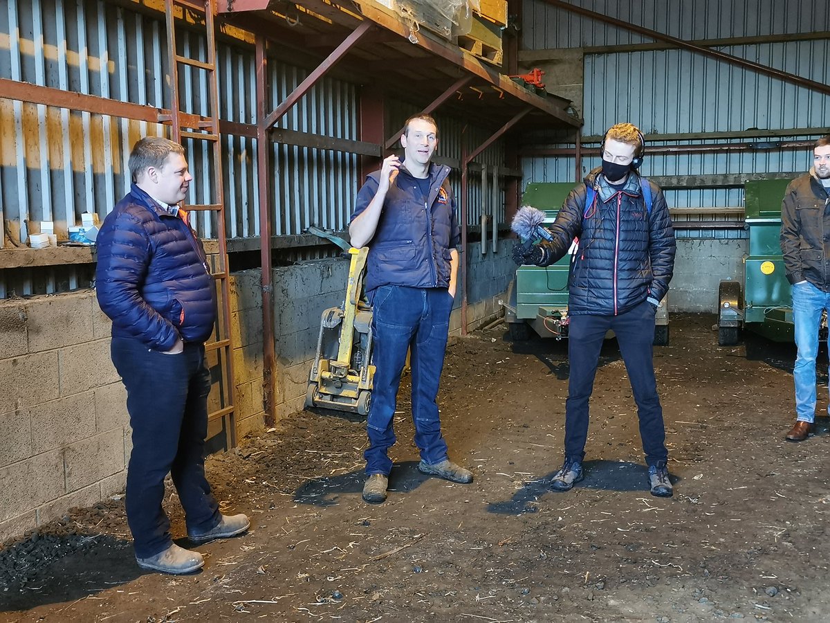 SAYFCAGAFFAIRS's tweet photo. Day 2 of Agri Conference: Visit to Learielaw Farm with the Dandie Family. David talking all things arable; soil compaction, carbon audits and @ConsultingSAC benchmarking groups. Recording today for @on_farmuk podcast! #SAYFCAGRI #sellingscotland https://t.co/8HG4VpaZwr