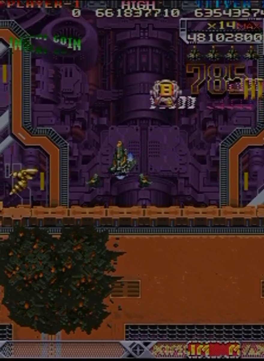 drdlll's tweet image. 怒首領蜂6.70億に更新とランキングALL埋めを同時に達成です。
対戦ありがとうございました！！！