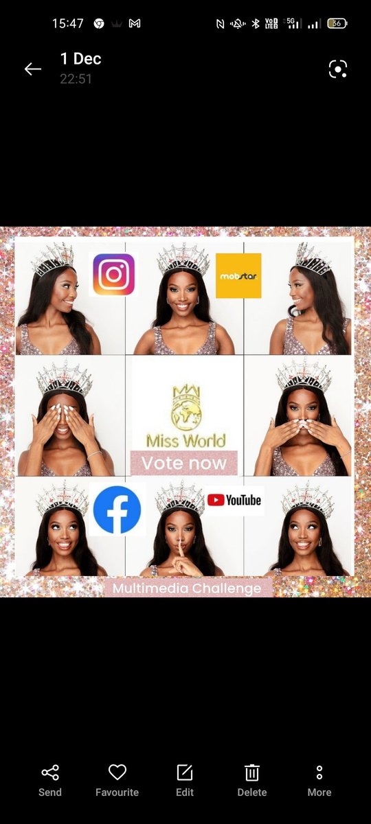 Miss England @rehemamuthamia needs your help in the <a href="/missworld/">missworld</a> Multimedia Challenge on these social media platforms 
@mobstar_official - rehemamuthamia 
Facebook -  facebook.com/MissWorldEngla…
YouTube - Head 2 Head Group 2 comment share &amp; Like 
Please support England 🏴󠁧󠁢󠁥󠁮󠁧󠁿🙏