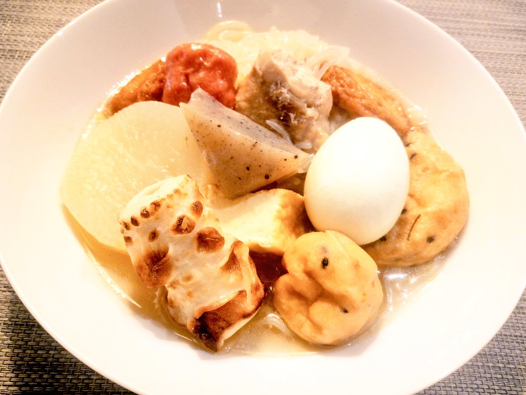hako42755661's tweet photo. #おでん9種18個
#業務スーパー
#カネサダ
#生揚げがんも
#エフアールシー
#こんにゃく
#しらたき
#だいこん
#たまご
#鶏肉
#練り物大好き
#今夜の晩ごはん
#たけうちーむ
#posii(ポジー)
#htystyle https://t.co/UVZabFGBCV