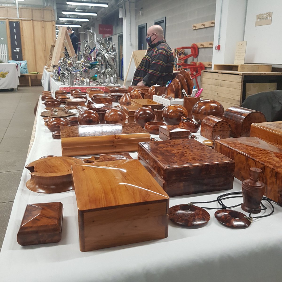 MyMoroccanFolly's tweet photo. All ready and raring to go @typawb #ecofair with a great tribe of #eco #makers #artisans #startisans and #changemakers Supporting the Wrexham bid as city of culture 2025 :) and all fone with #love @WilkinsonBytes https://t.co/jWwwp68cbP