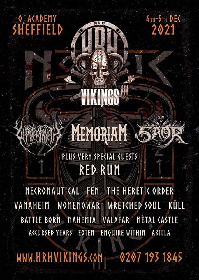 Valafar will be opening the main stage at HRH Vikings this afternoon at 14:30 🤘🐺🤘⚔️🍻