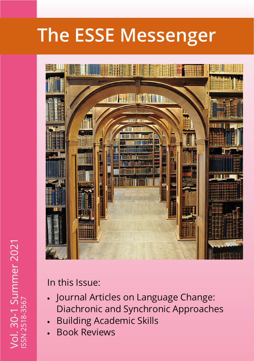 The new Messenger (Vol. 30-1 Summer 2021) is now online here: essenglish.org/messenger/vol-…