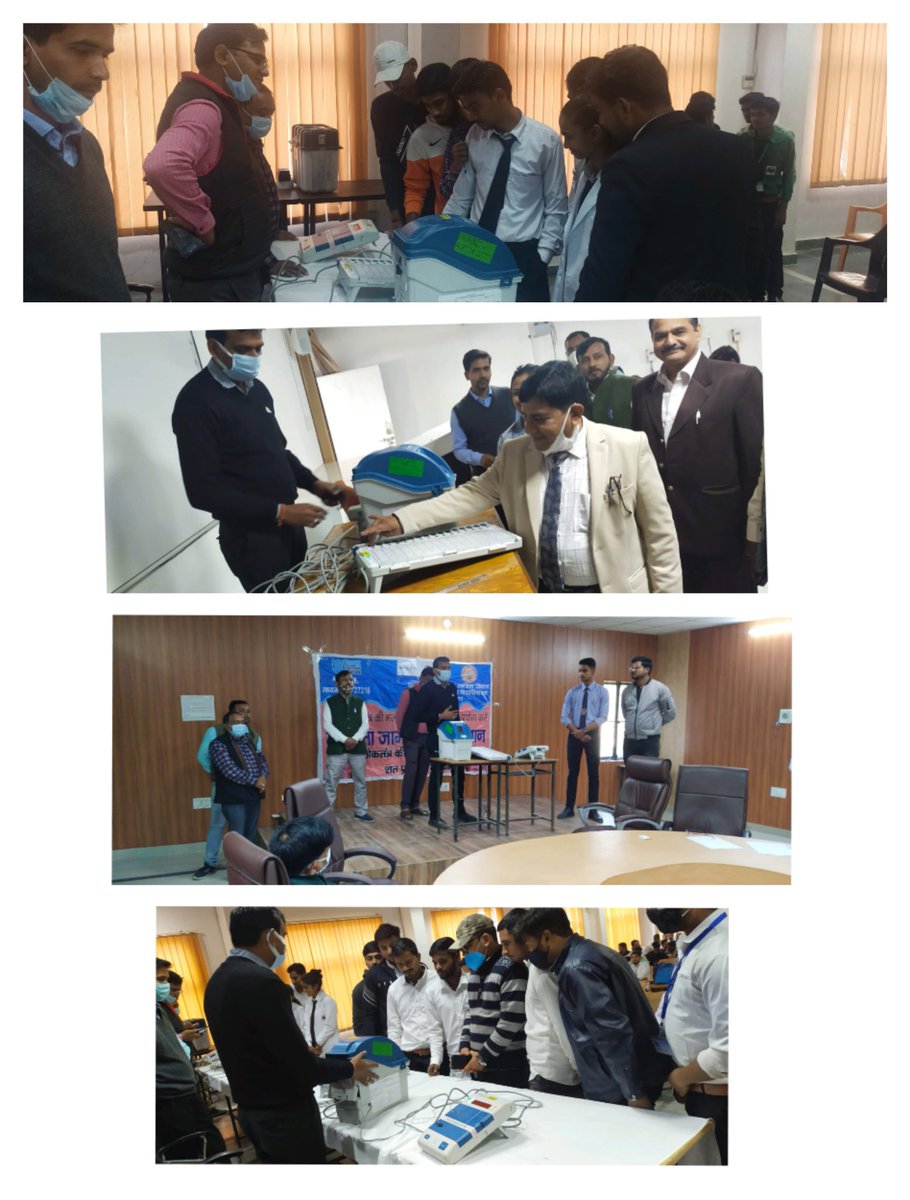 AdmAyodhya's tweet photo. Evm and vvpat demonstration in university campus ayodhya https://t.co/dbxcILL5g0