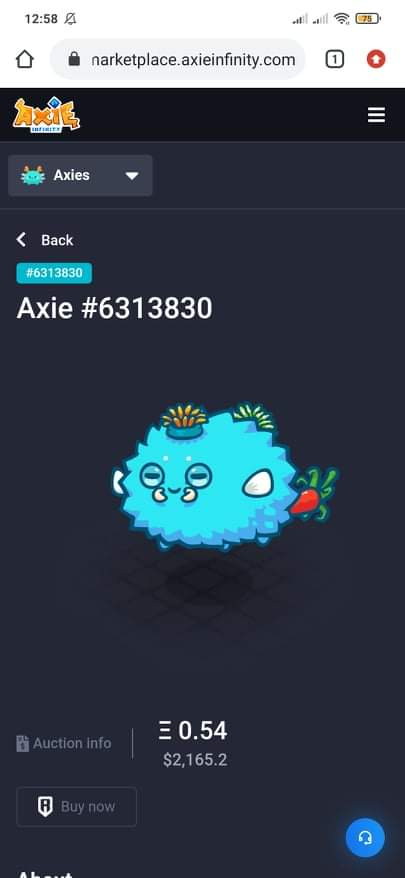 carlsoncachero's tweet photo. Unique Axie 🥰 https://t.co/rZKGg1KLq6