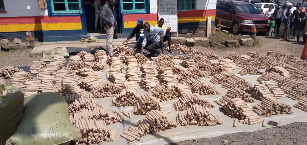 POLICE IN Nyandarua seize bhang worth Sh6m at a private home in Ol Kalou, sub county police boss Dahir Mohamed confirms.