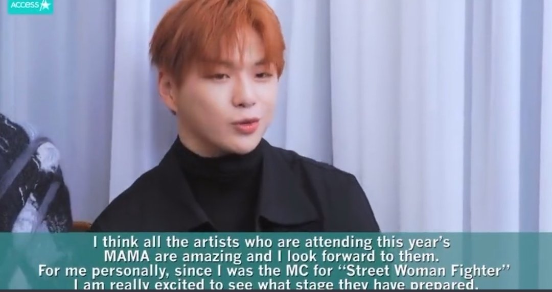 The Significant Male Solo✨
Good Job 👏'🎤MC #KangDaniel' 

"I think all the artists who are attending this year's MM are amazing &amp; I look forward to them. For me personally, since I was the MC for "Street Woman Fighter" am really excited to see what stage they have prepared."