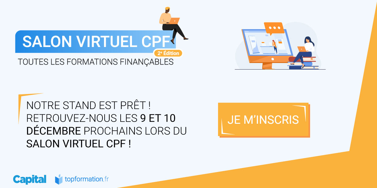 KevinAllec's tweet photo. Ayni sera présent au #salon #virtuel #CPF les 9 et 10 décembre prochains, le 1er salon virtuel dédié à la formation professionnelle axée CPF.

Nous vous attendons pour échanger concernant l' #anglais avec nos casques VR 🤖!

L'entrée est libre: https://t.co/3T9ChjhzK3 https://t.co/Ys9BhePjWq