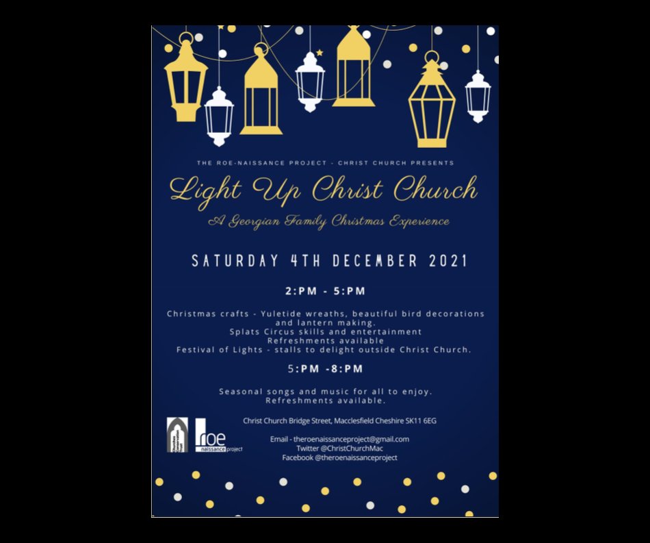sellisuk's tweet photo. Why not head down to the iconic #macclesfield Christ Church from 2pm this afternoon for a Seasonal Spectacle at the Georgian Giant.  The Christmas tree forest is amazing and the One Project has a market outside. #local #community  Find out more at https://t.co/Pekk8CO9Rc https://t.co/wSIK4Vt1ab