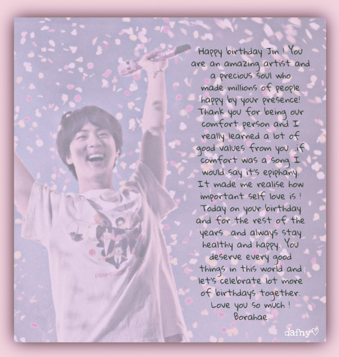 hobitaetonin's tweet photo. #HappyJinDay
#LightToOurAbyss
#BrightestMoonJin
#GreatestEpiphanyJin 
#OurUniverseJin
#WorldwideSingerJin
#TheBestGiftJin
#OurDecemberAngel
#1204WinterPrince
#HappinessFairyJin https://t.co/ptLfuJCYic