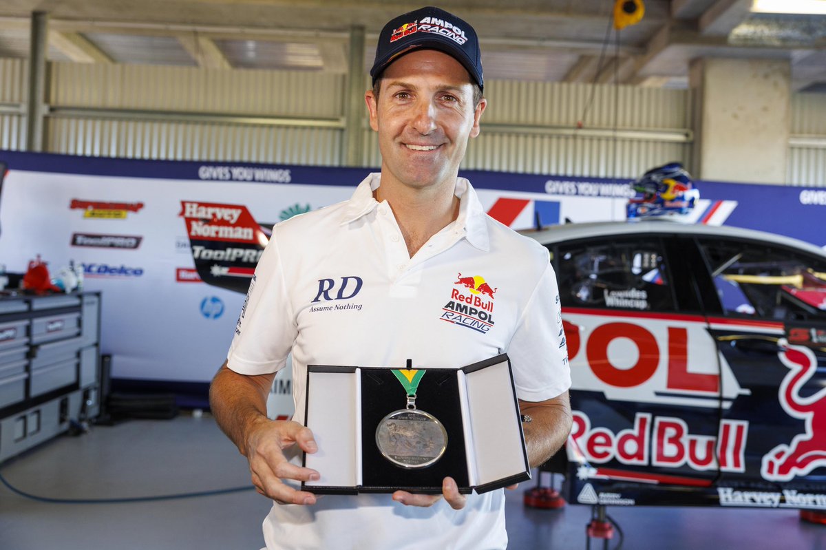 Red Bull Ampol Racing (@redbullampol) on Twitter photo Congratulations are in order for <a href="/jamiewhincup/">Jamie Whincup</a> who has been awarded his 3rd Barry Sheene Medal π
Well deserved JDub!
#RedBullAmpol #Bathurst1000 #CheersJDub Congratulations are in order for <a href="/jamiewhincup/">Jamie Whincup</a> who has been awarded his 3rd Barry Sheene Medal π
Well deserved JDub!
#RedBullAmpol #Bathurst1000 #CheersJDub
