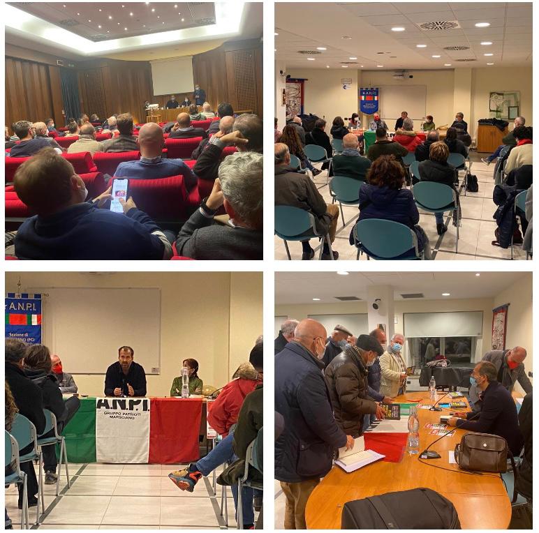 PBerizzi's tweet photo. In Umbria la Regione a guida leghista ha votato no allo scioglimento di Forza Nuova. L'ennesimo segnale delle sponde tra la destra sovranista e i nostalgici del  Male. Ieri sale piene e calorosa accoglienza a Terni e Marsciano per #ègraditalacamicianera.
Grazie a tutti 🙏 https://t.co/ctiOiFB3KV