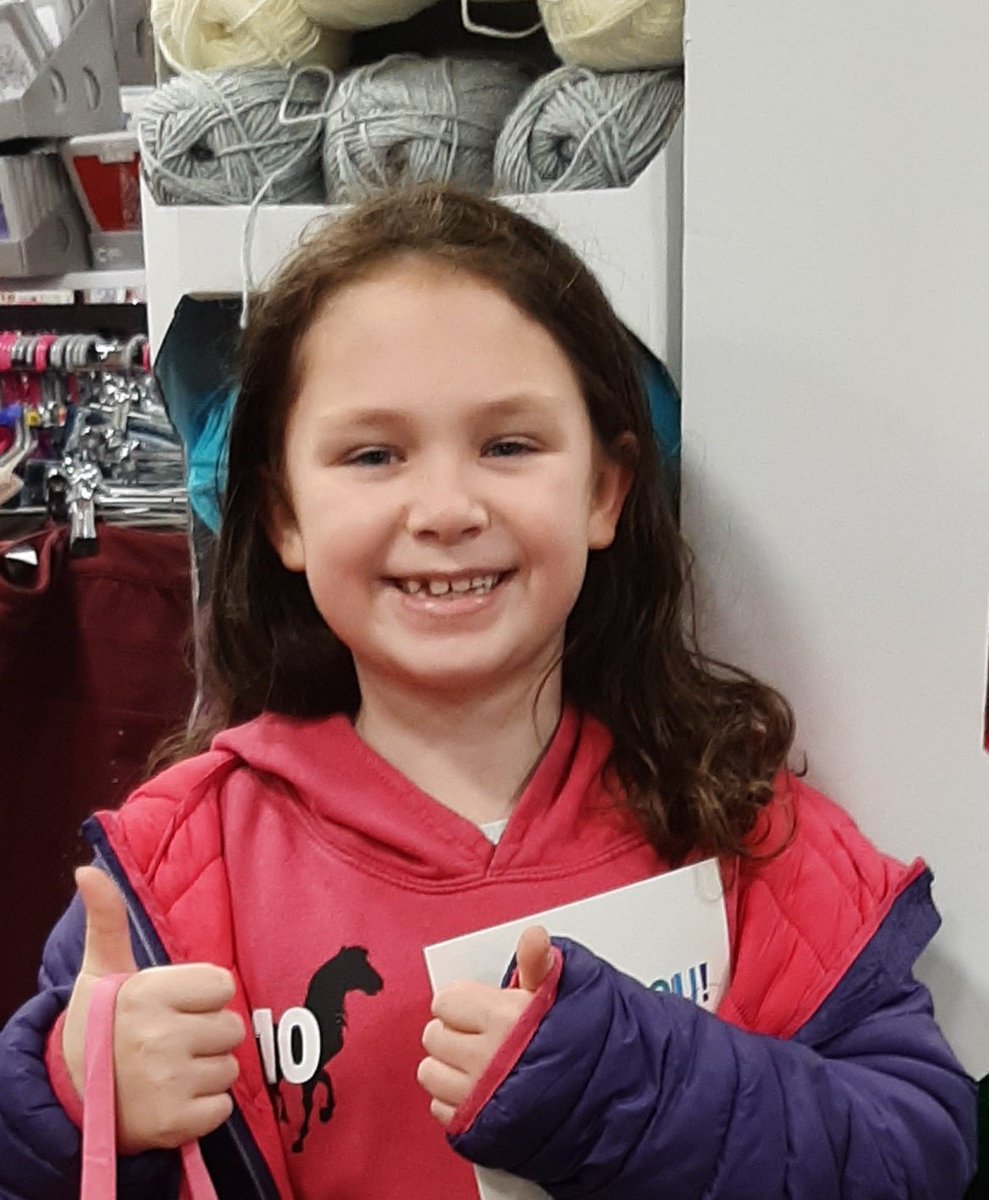 This is Charlotte she came instore today to hand over £165 to the shop. She raised this money by making and selling christmas cards ......truly a inspirational girl .....thank you so much Charlotte 💛💚💙💜