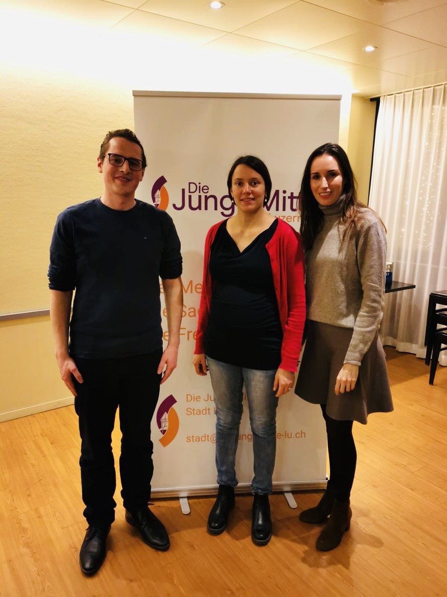 Ein spezieller Abend für die <a href="/JuMiLu_Stadt/">Junge Mitte Stadt Luzern</a> &amp; für mich ☺️ Genau vor 6 Jahren gründeten <a href="/Esther_UnHa/">Esther Unternährer-Hagmann</a> und ich die Jungpartei, gestern war wieder eine Stabsübergabe! Ich gratuliere dem neuen Präsidenten @JosefLusser und 🙏🏻 Esther für ihren grossartige Einsatz 🧡💙#aufbruchmitte