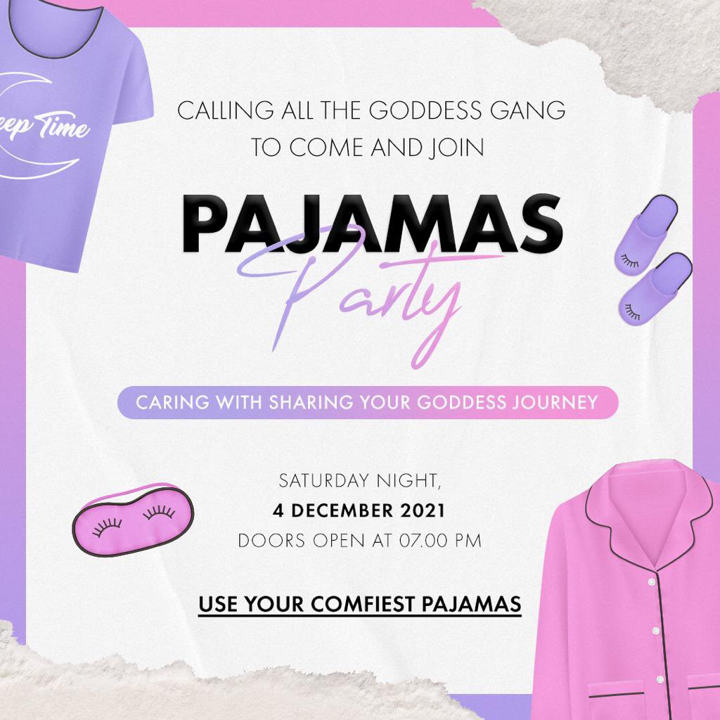 lookecosmetics's tweet photo. Ada apa nih nanti malem?👀
Ada pajamas party bareng #TheGoddessGang ! Use your comfiest pajamas dan yuk seru seruan bareng Looké🥰🥰
Buat yang belum join TGG harap bersabar dan tetep pantengin yaa untuk info batch selanjutnya😘 https://t.co/PRp58dDE56