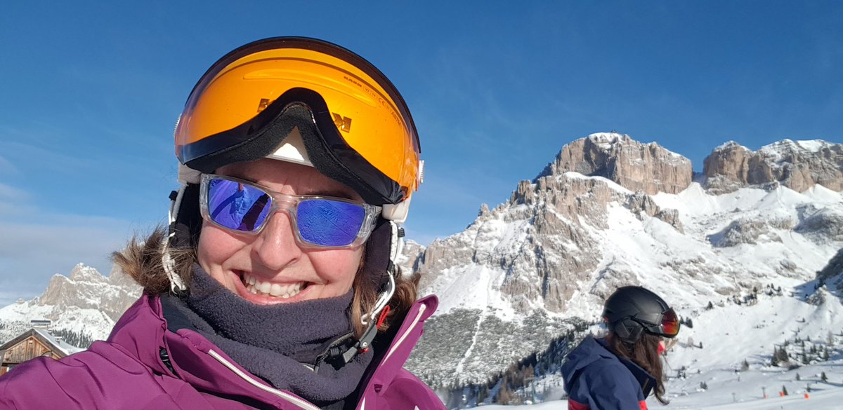 After almost 2 years, I am back on the #ski #dolomitislopes!!