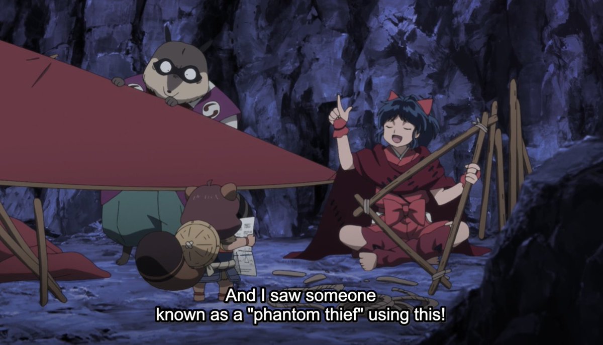 emmyyasha's tweet photo. ‼️Yashahime spoilers‼️

THE DETECTIVE CONAN REFERENCE??? 😱 https://t.co/smRjYFKgwL