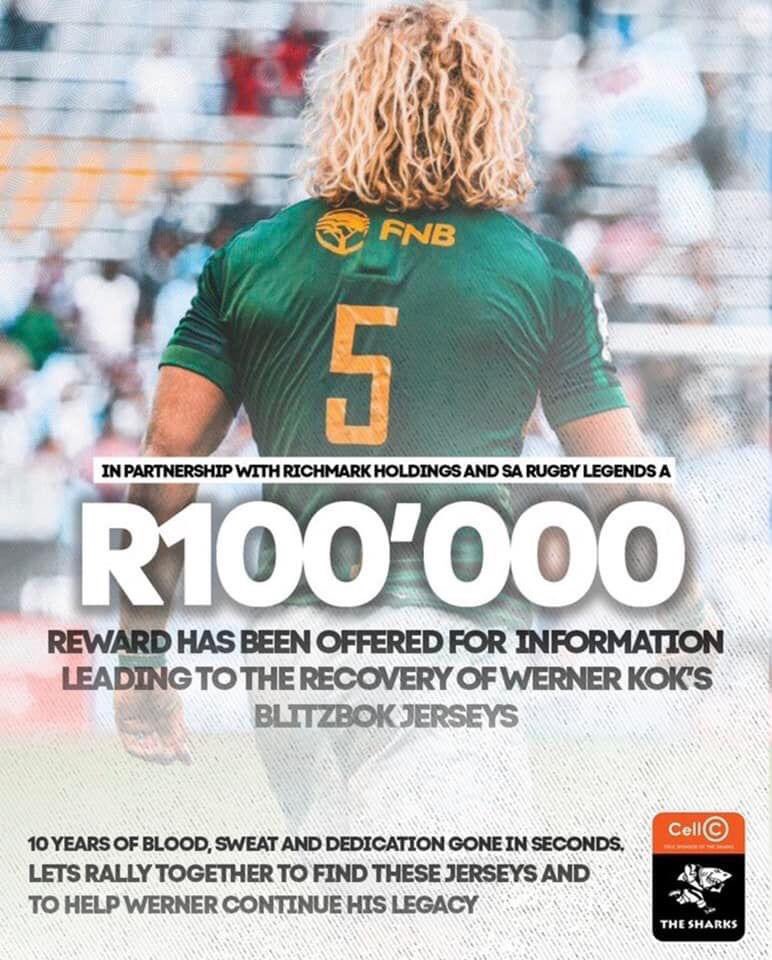 Lets spread the word folks,get those idiots to return Werners special collection of Blitzboks jerseys 👊🏼