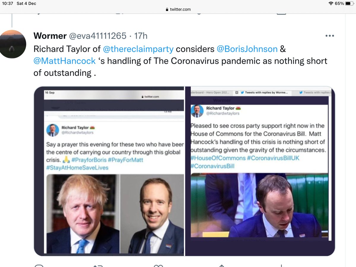 eva41111265's tweet photo. @LozzaFox @danwootton At least jailed drug Richard Taylor still adores @BorisJohnson .
#DickTheGrift
#SpyInTheCamp https://t.co/jNIgmdU0aa