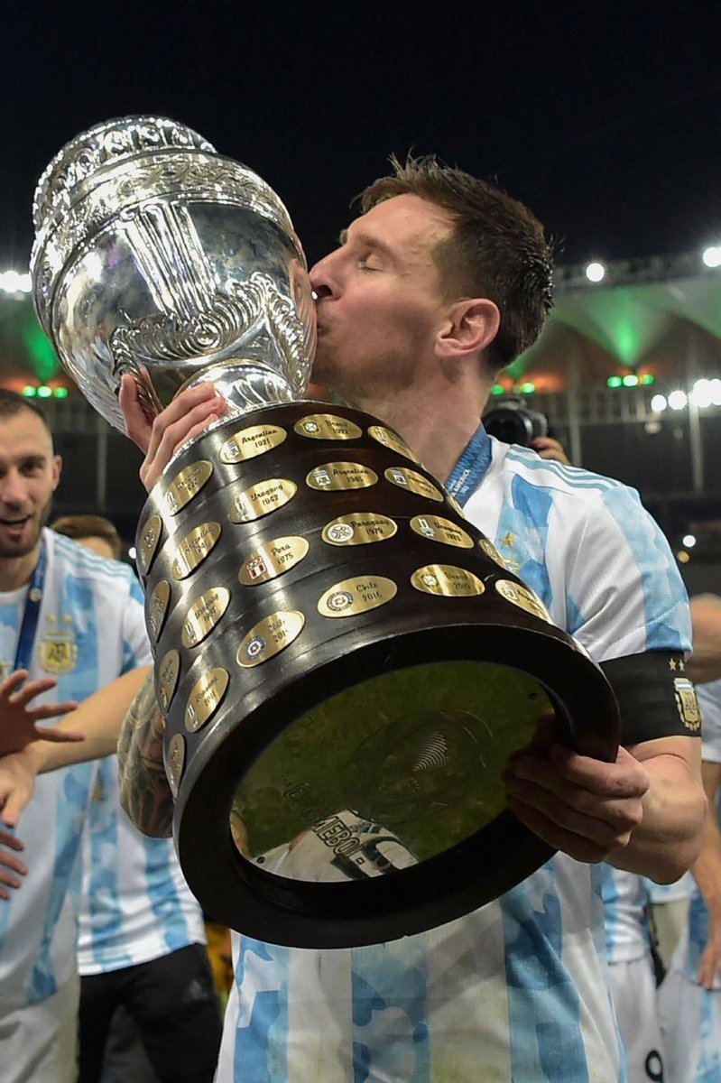 ExclusiveMessi's tweet image. They said he’d never win with Argentina.
They said he’d never leave Barcelona.
They said he’d never win another Ballon.

Messi did all 3 in 2021.