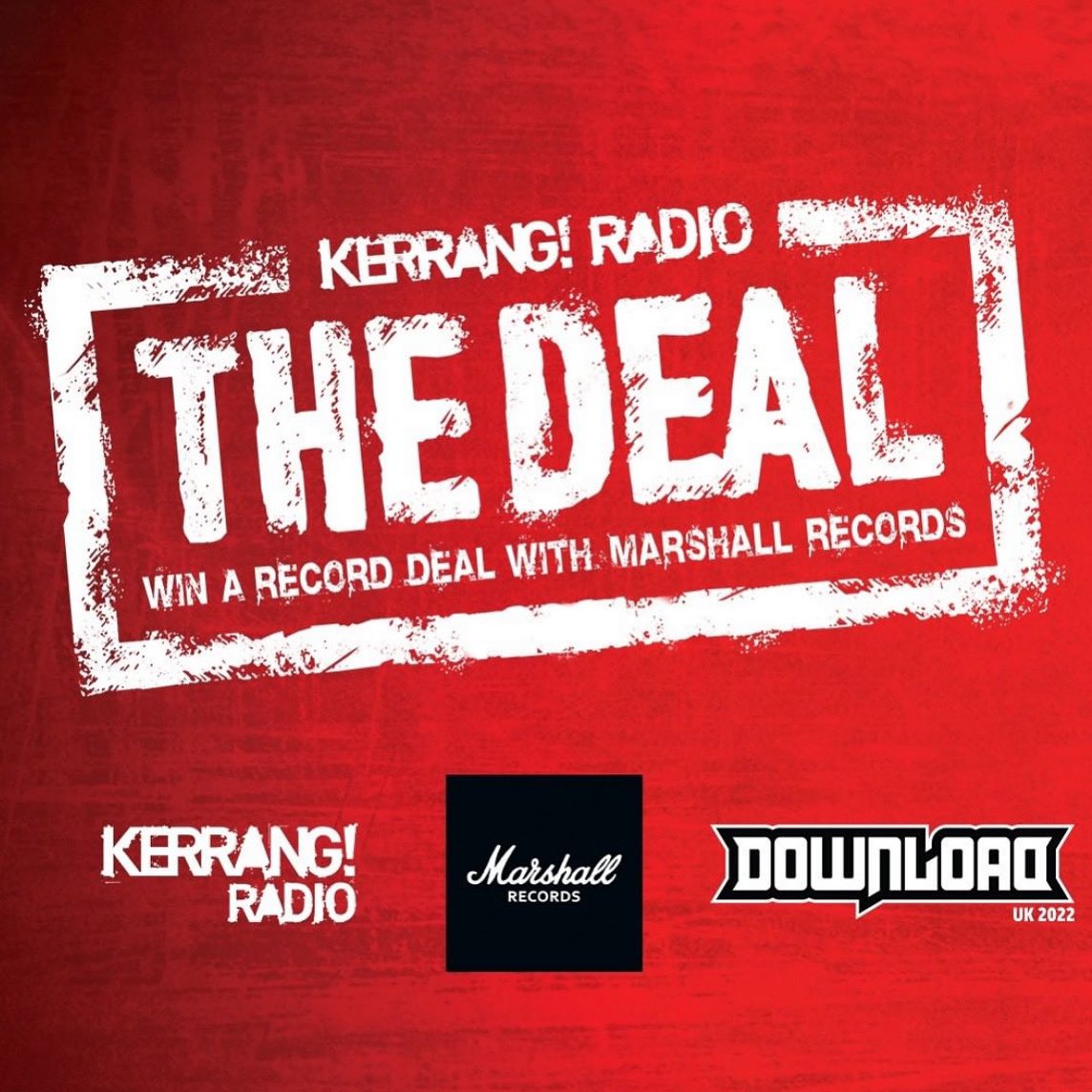 I’m very pleased to team up with <a href="/MarshallRecs/">Marshall Records</a> <a href="/DownloadFest/">Download Festival</a> &amp; <a href="/KerrangRadio/">Kerrang! Radio</a> to announce this opportunity for an unsigned artist!

Win a record deal, record an ep with myself, video, radio support, play Download +more!

Head to kerrangradio.co.uk to enter. Good luck!🤘🏽