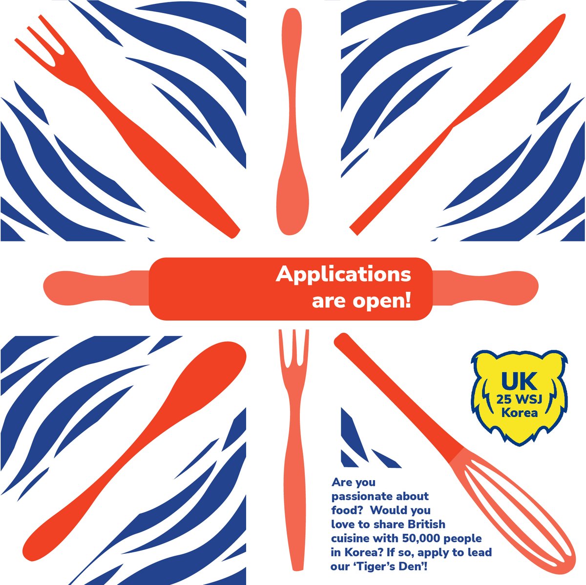 Menu planners, team leaders and camp kitchen heroes 🍳 we need you! 

We’re looking for bold dreamer to deliver a roarsome vision as the UK Food House Lead at <a href="/2023wsjkorea/">25th WSJ</a> 🍟🍉🥧 

Read more about the role➡ bit.ly/3ImaQuL 

#DreamWild #UK25WSJ #DrawYourDream