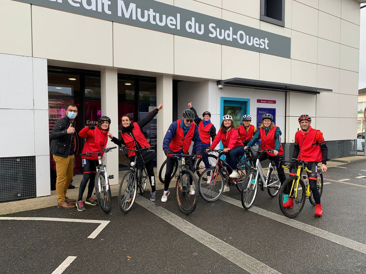 Très bon moment partagé ce matin pour le relais vélothon du secteur 16-1. Merci à <a href="/EmmanuelRainaud/">Rainaud emmanuel</a> pour cette belle organisation, et à tous les collègues 👍