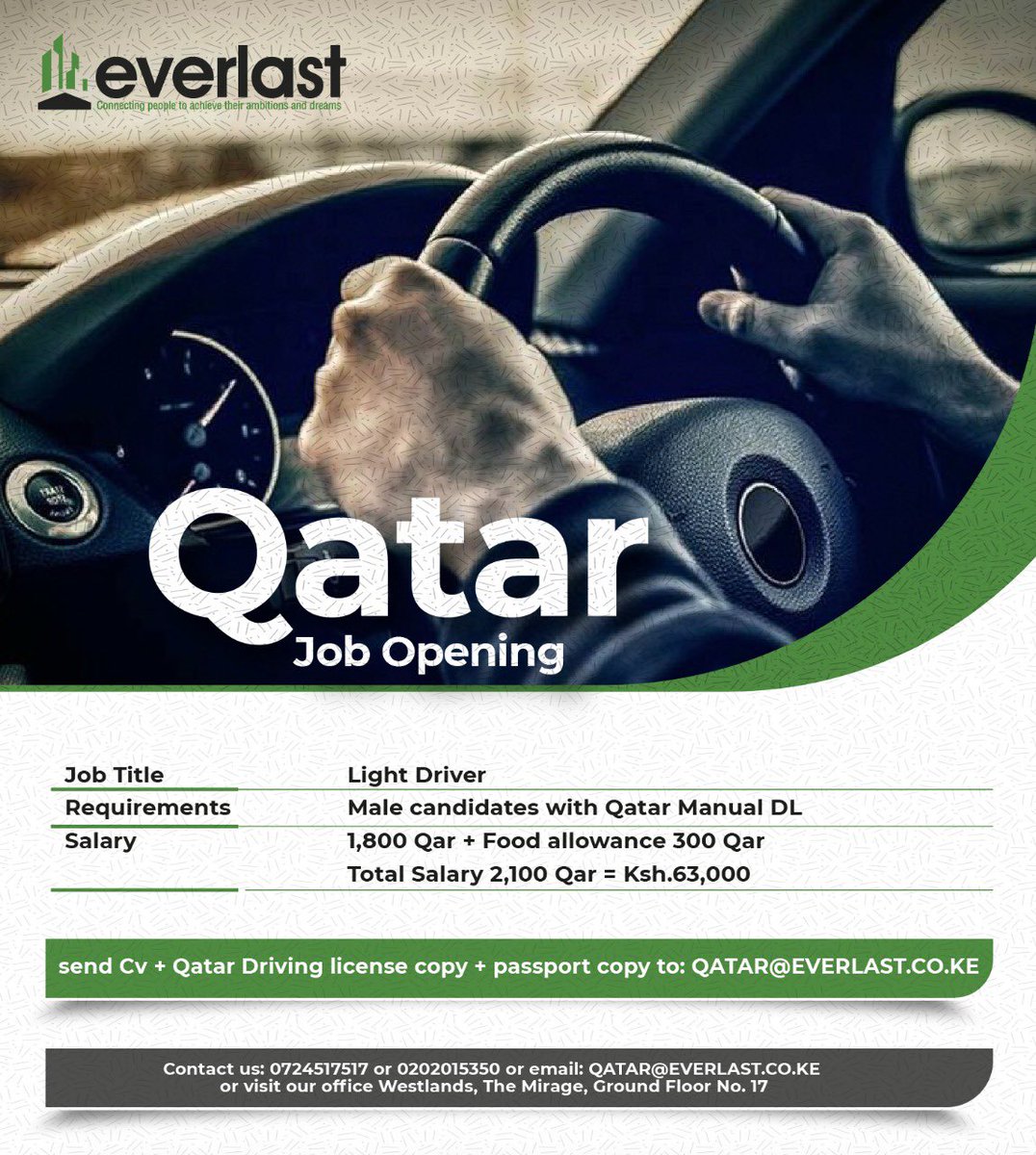 EverlastKenya1's tweet photo. #qatardrivers #qatardrivinglicence https://t.co/4ik6LuTWIk