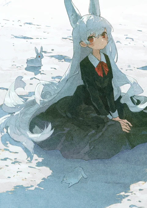 雪うさ 