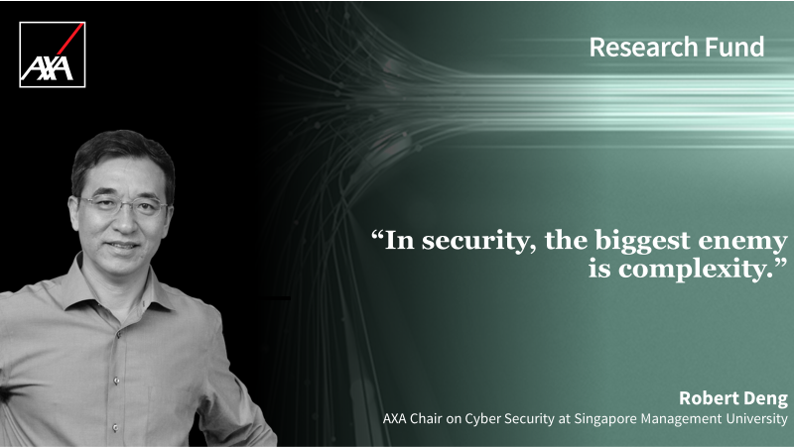 AXAResearchFund's tweet photo. How can we tackle the security challenges linked to #cloud-based operations?

💻 Prof. Robert Deng, @AXA  chair @sgSMU shares new strategies to enhance #cybersecurity in the Cloud. #Buildingcyberresilience. 
Read the article: https://t.co/oyC8X58XFc https://t.co/1fQnZbJIl9