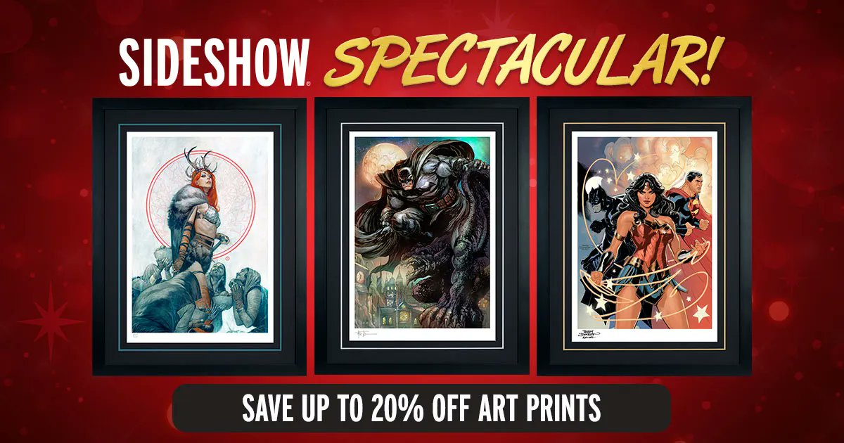 collectsideshow's tweet photo. It’s time for Sideshow Spectacular! Today, save up to 20% off of in-stock art prints!
https://t.co/RB20XqmBAU
@SideshowFineArt #Sideshow #SideshowSpectacular #Shopping #ArtPrints #FineArt #ArtCollector #ArtCollectors #Discount https://t.co/3cZrF0Oiqi