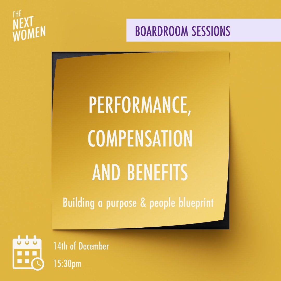 It is almost time for our quarterly boardroom sessions! During this edition, we talk about: performance, compensation and benefits! We will build a purpose and people blueprint together. For premium &amp; platinum members on December 14👉Register now: l8r.it/rlh8