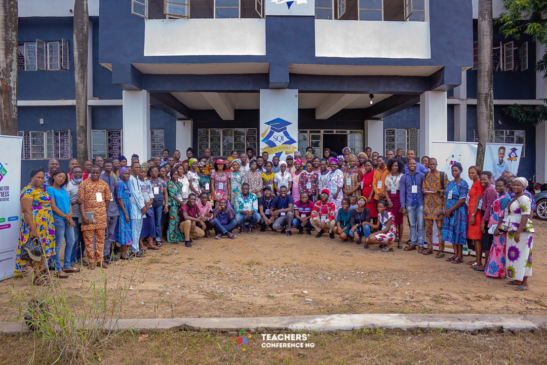 sfg_edtech's tweet photo. Throwback to October 29th and 30th when we empowered 80+ educators at #TeachersConferenceNG 2021, Ogbomoso edition with tools and innovative #teaching methods to prepare learners for the realities of today's &amp; future economy/workplace. 
#SFGEdTechInitiative #EdTech #Education https://t.co/p7VgQmIO3V