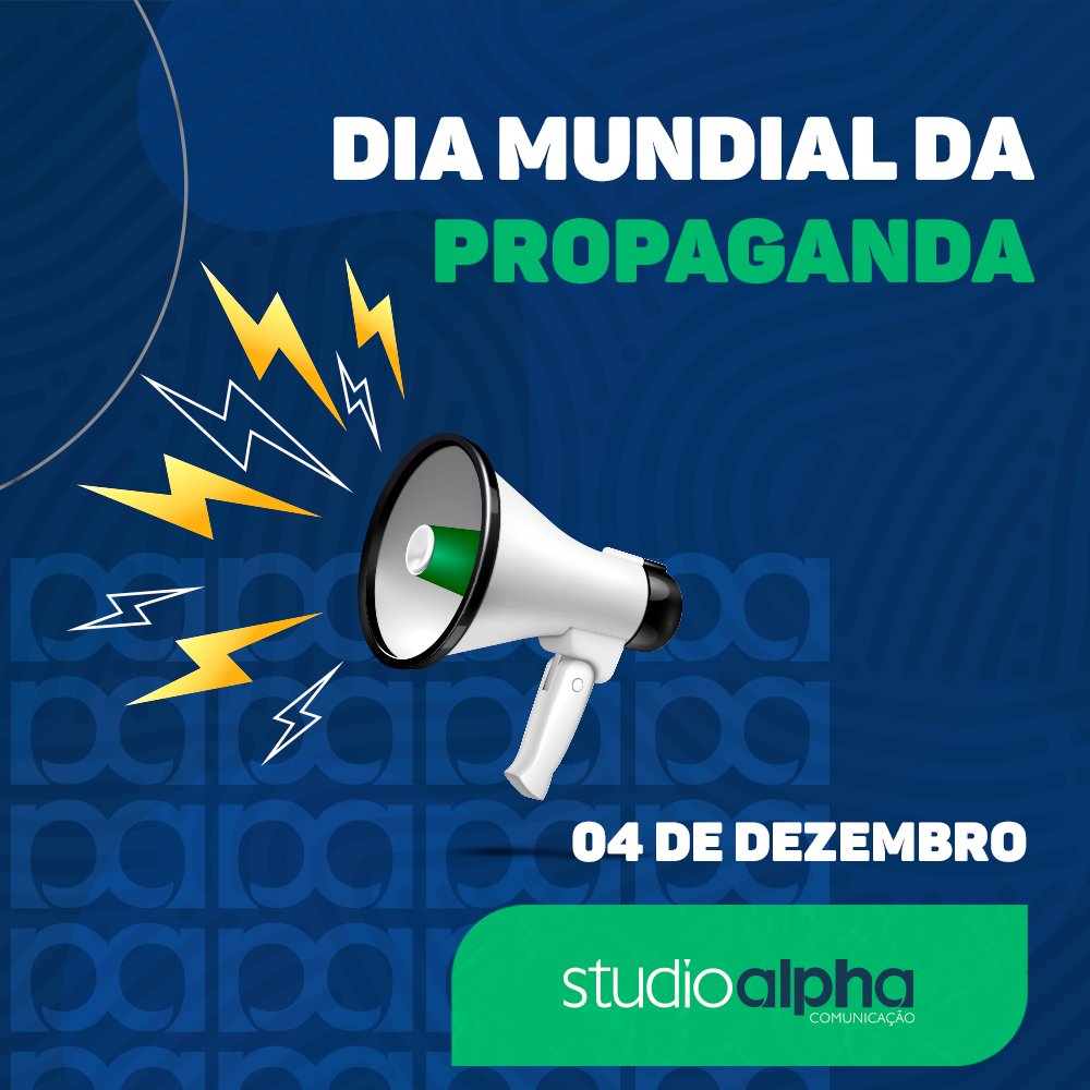 studioalpha_com's tweet image. Criatividade e ideias que não tem fim, hoje é dia de celebrar a arte da propaganda. 
#diadapropaganda #StudioAlpha