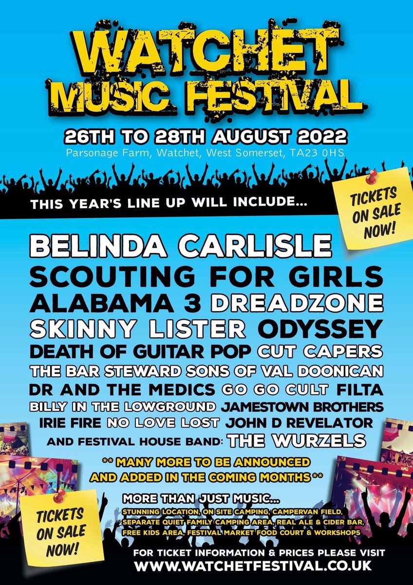 WatchetLIVEfest's tweet photo. First line up announcement, Saturday and Sunday headliners still to be announced plus many more acts and artists , see website for performance day https://t.co/MaEgcvgWRZ