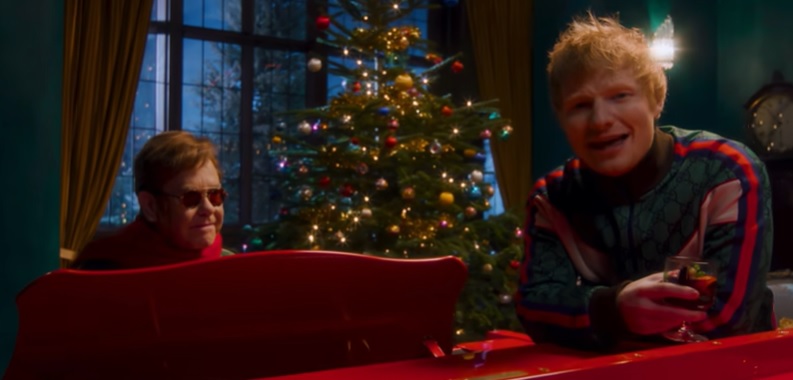 maxima96's tweet image. Ed Sheeran y Elton John estrenan nueva canción "Merry Christmas"