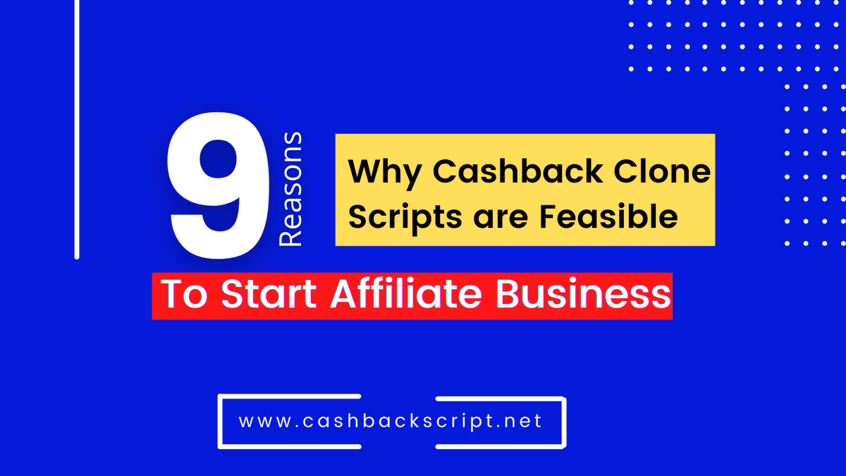 cashcraft_offl's tweet image. It is a time of young entrepreneurs launch their online #business without requiring any own inventories. 
Uplift #affiliatestartups by deeply analyzing the requirement and instant #cashbacksolutions through our #cashbackwebsite script. To Know more:bit.ly/3kXOu7V