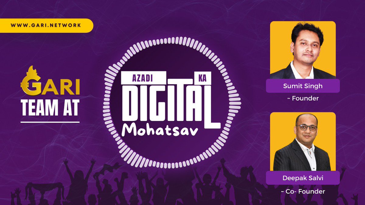 TheGariNetwork's tweet photo. @GariToken team at Digital Mahotsav hosted by the Ministry Of Electronics &amp;  Information Technology (MeitY) ❤️

#$GARI #GARI #chingari https://t.co/OexUShMO9U
