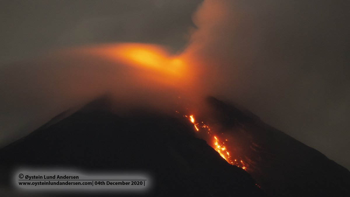 oysteinvolcano's tweet photo. Semeru volcano in East Java erupted today 4th December 2021. Interestingly enough I visited the volcano exactly 1 year ago, on 4th December 2020 to document the volcanic activity, which have been ongoing up until today`s event 

Photos below are from 1 year ago, 4th December 2020 https://t.co/hYEiZnERZB