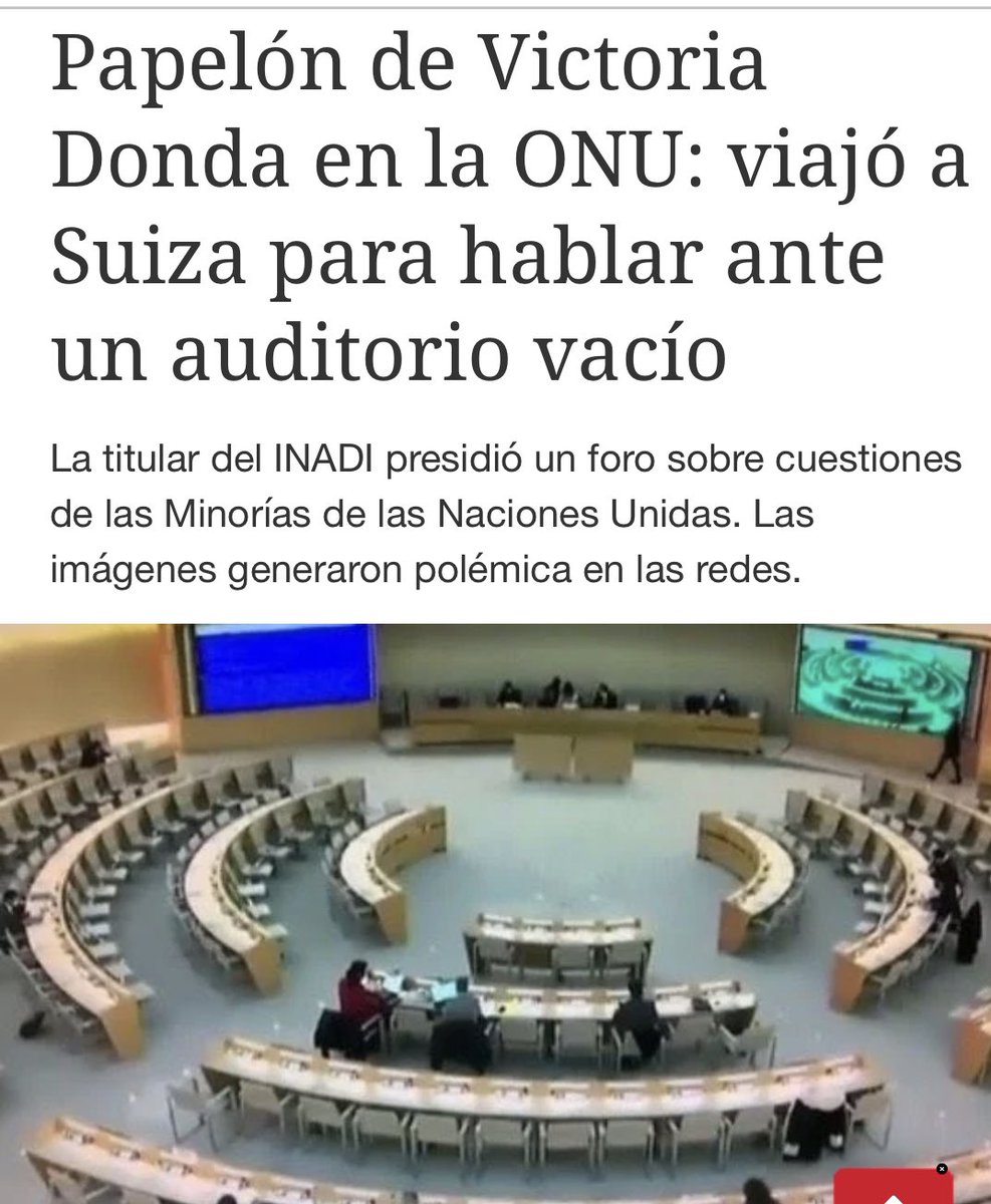 Que barato nos está costando la exposición de Victoria Donda en el Congreso de “las personas invisibles” en Ginebra … 👏🏻 Papelon In ter na cio nal .