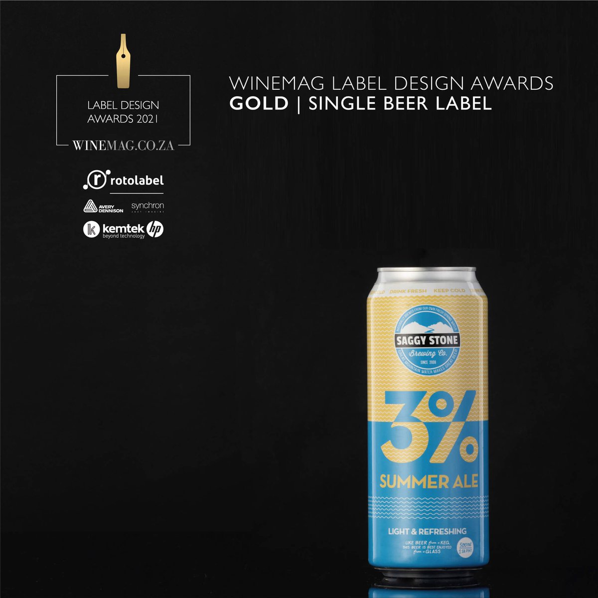 These two #beer labels got #gold in the #labeldesignawards 2021… so deserving! Well done @OldTinHatBrewery and <a href="/saggystone/">Saggy Stone Brewing Co.</a>