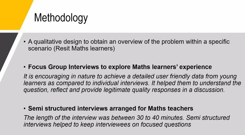 NatthapojVinceT's tweet photo. A nice example of practitioner-research by @mariamsiddiqa21 talking about her on-going study on perceived apprehensions of re-sit Mathematics learners at FE college at @BERANews's 2021 Practitioner Research in Mathematics Education (PRiME) event #BERAMathEd @colinfoster77 https://t.co/ySMlYaFqgH