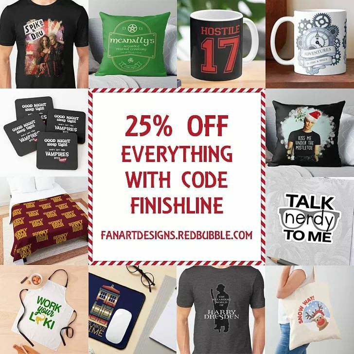 mindisablank's tweet photo. Save on last minute #Christmas #gifts with 25% off EVERYTHING at https://t.co/znVOg3zcK5 (link in bio) Use code FINISHLINE til 11:59 PM on 7th #December
#doctorwho #agentsofshield #agentcarter #btvs #buffy #spike #jamesmarsters #tomhiddleston #dresd… https://t.co/yMsFtdgt1c https://t.co/nGjwsqTFP4