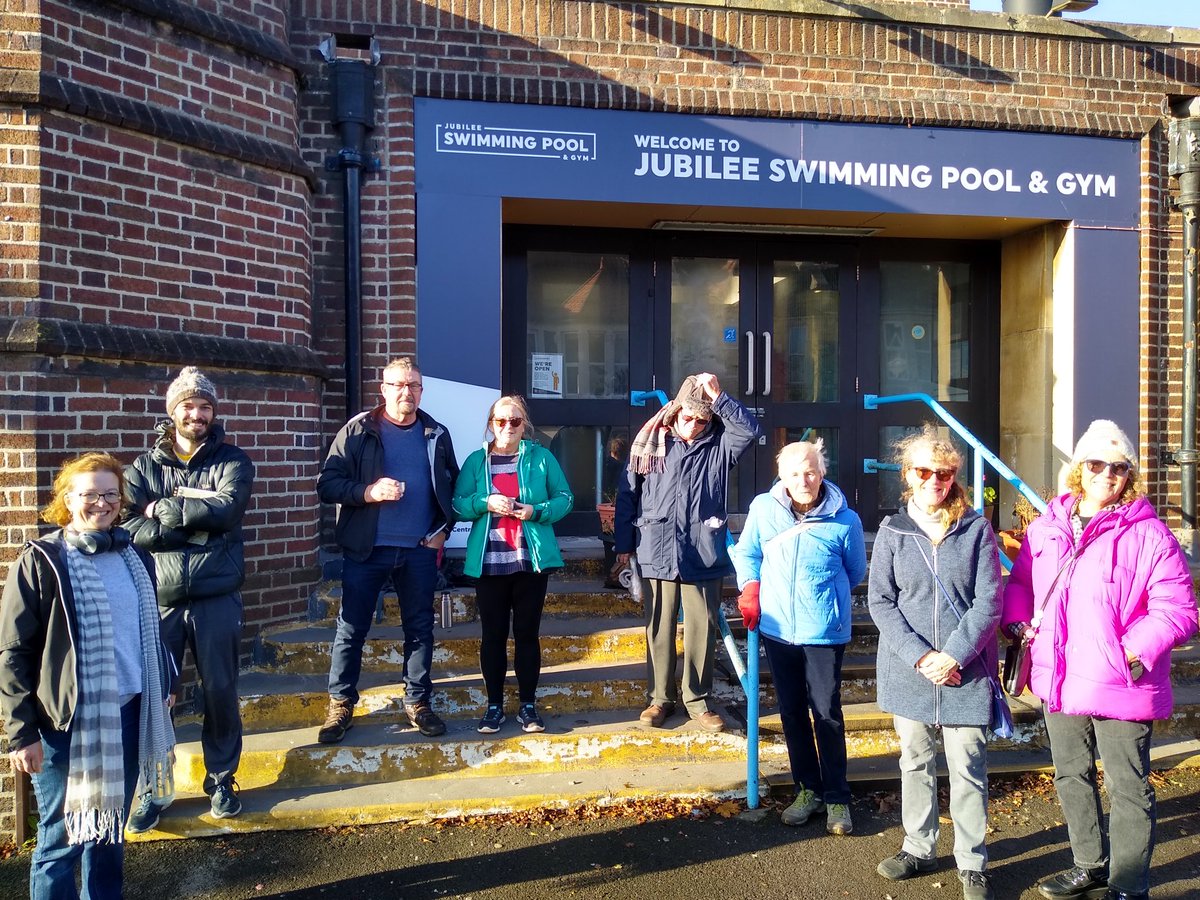 We love how much the local community 💙 the pool. Huge thank you to our community mappers this morning. #SaveJubileePool
