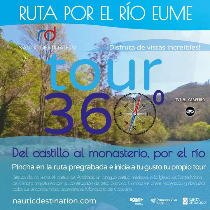 ¿Te animas a recorrer con nosotros la 𝐑𝐔𝐓𝐀 𝐏𝐎𝐑 𝐄𝐋 𝐑𝐈́𝐎 𝐄𝐔𝐌𝐄?🤗

#Turismo #Galicia #cultura #náutica #barco #turismonáutico #NauticDestination #mar #rías #ríos #ría #río #Eume #Pontedeume #castillo #iglesia #monasterio #Caaveiro #FragasdoEume